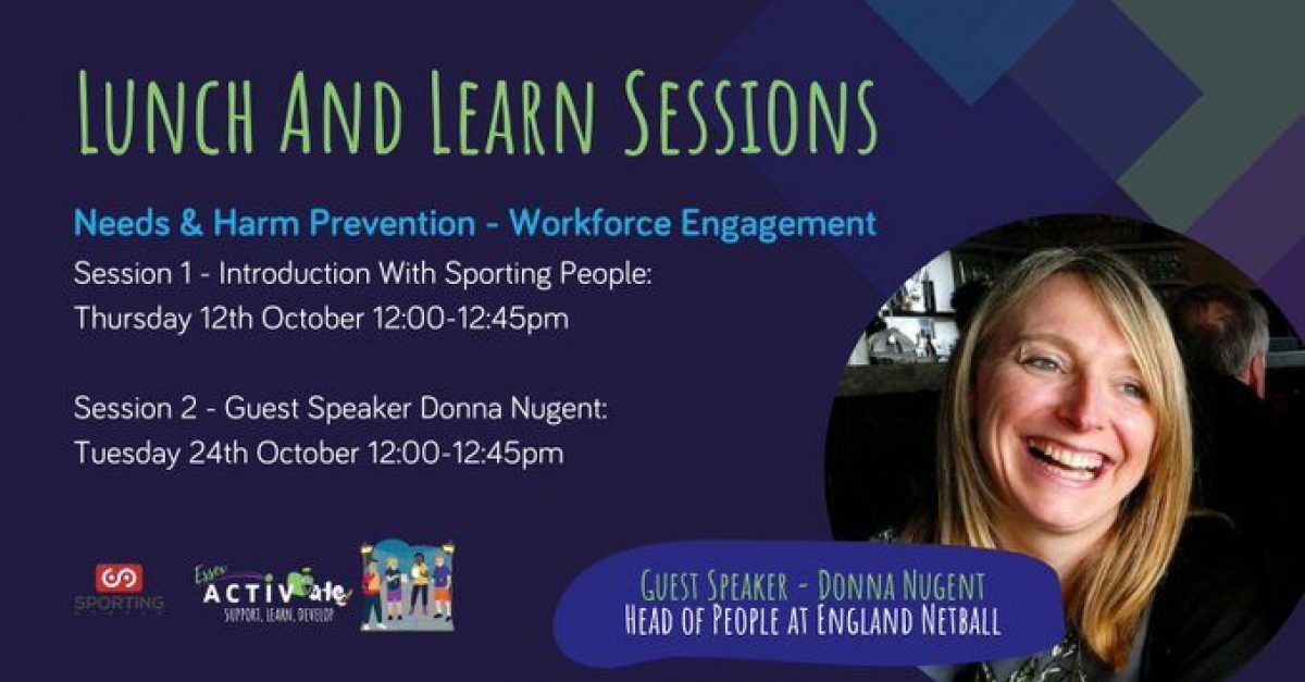 Active Essex Foundation | Lunch And Learn Workshops